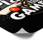 Born To Play The Game Cricket Player  ポスター (角)