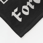 Born To Quest Forced To Clock In Funny Office Art  フリースブランケット (角)