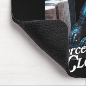 Born To Quest Forced To Clock In Funny Office Fant マウスパッド (コーナー)