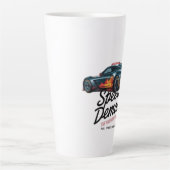 Born to Race, Forced to Work カフェラテマグ (正面)