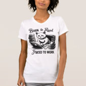 Born to Read Women's Fitted Tシャツ (正面)