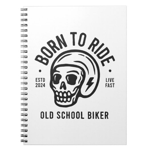 Born to Ride ノートブック (正面)