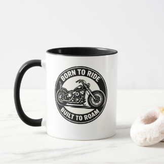 Born to Ride Built to Roam Chopper Mug マグカップ