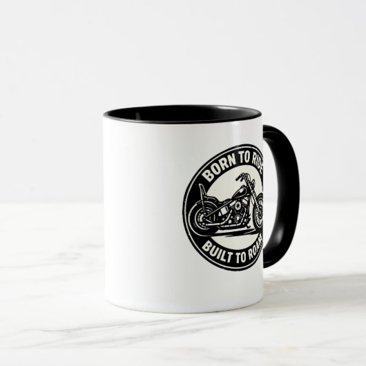 Born to Ride Built to Roam Chopper Mug マグカップ (正面右)