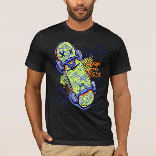 Born to ride Camiseta Tシャツ (正面)