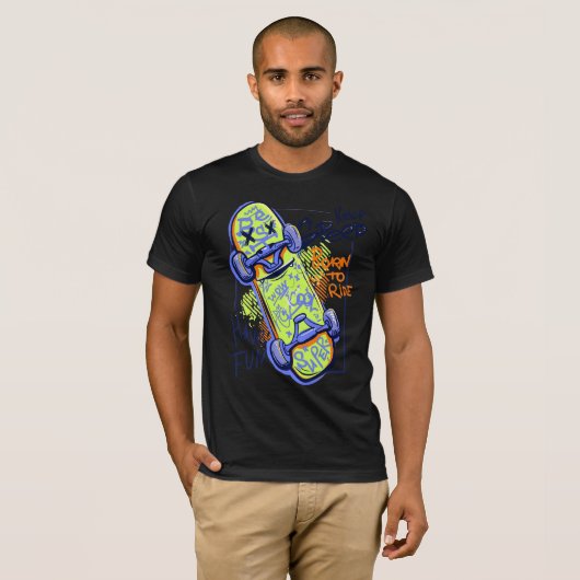Born to ride Camiseta Tシャツ (正面フル)