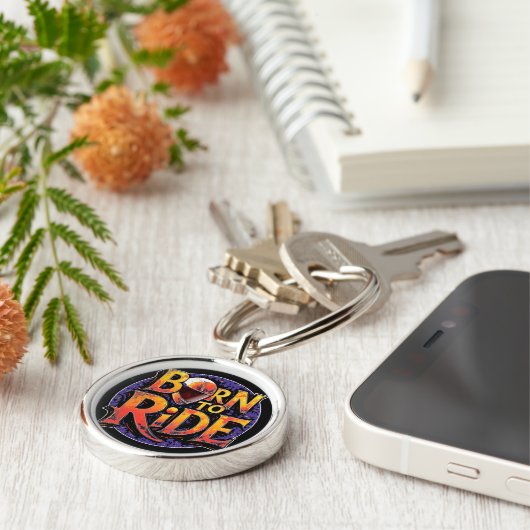 Born to Ride Keychain キーホルダー (側面)