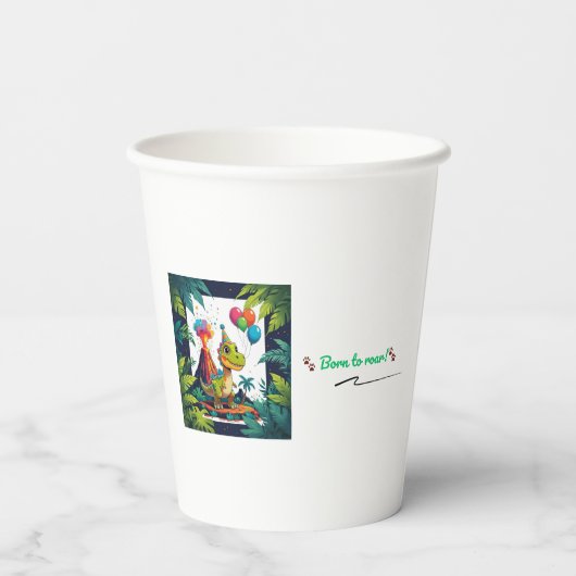 Born to Roar! Dino Paper Cup 紙コップ (裏面)