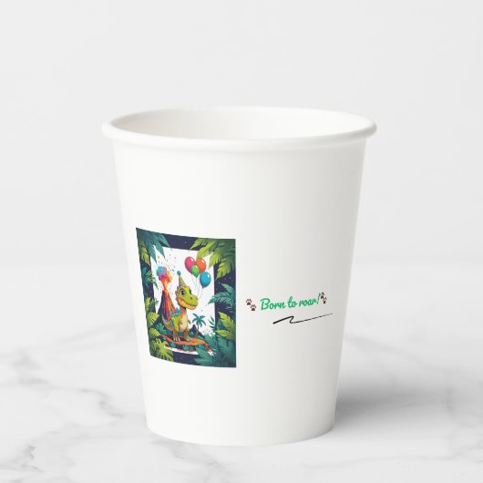 Born to Roar! Dino Paper Cup 紙コップ (正面)