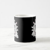 Born To Rock Guitar Rock and Roll Tattoo Music Mug コーヒーマグカップ (中央)