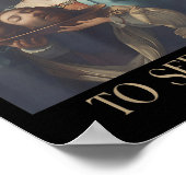 Born To Serve Men Funny Boss Girl Motivational ポスター (角)