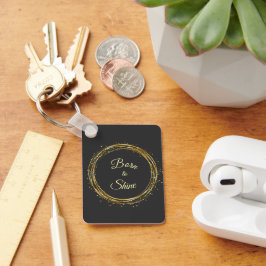 born to shine キーホルダー