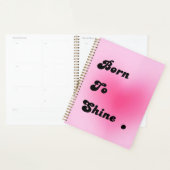 Born To Shine – Cute Pink Motivational Planner for プランナー手帳 (ディスプレー)