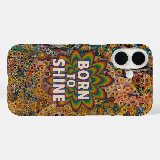 Born to Shine – Inspirational iPhone cover Case-Mate iPhoneケース (裏面 (横))