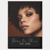 Born to Shine Photo Script Established マグネット (正面)