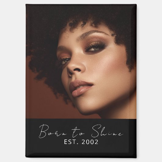 Born to Shine Photo Script Established マグネット (正面)