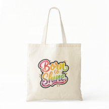 Born to Shine Pride | LGBTQ レインボー 引用アート