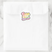 Born to Shine Pride | LGBTQ+ レインボー 引用アート ラウンドシール (バッグ)