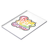 Born to Shine Pride | LGBTQ レインボー 引用 アート ノートブック (左側)