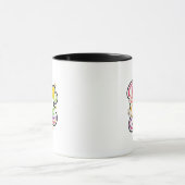 Born to Shine Pride | LGBTQ レインボー 引用 アート マグカップ (中央)