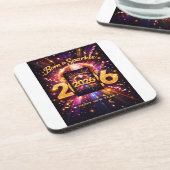 Born to Sparkle 2026 Disco Ball Happy New Year コースター (左側)