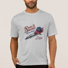 Born to Sparkle – USA スポーツTシャツ | ラン シャイン 1776 Tシャツ