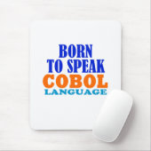 Born To Speak Cobol Language マウスパッド (マウス)