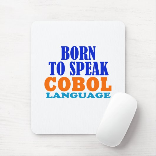 Born To Speak Cobol Language マウスパッド (マウス)