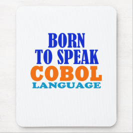 Born To Speak Cobol Language マウスパッド