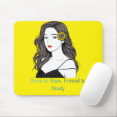 Born to Stan – K-Pop Aesthetic Girl Mouse Pad マウスパッド (マウス)