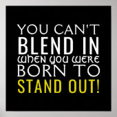 Born to Stand Out ポスター (正面)