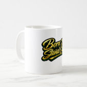Born To Stand Out Gold Quote Gift コーヒーマグカップ (正面左)