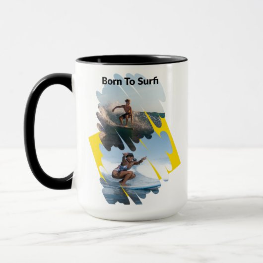 Born to Surf Tea Mug マグカップ (左)