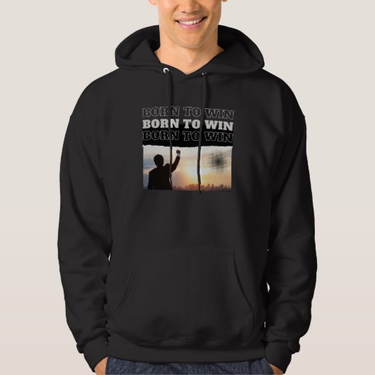 BORN TO WIN City Victory hoodie パーカ (正面)