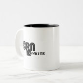 Born to Write - mug ツートーンマグカップ (正面左)
