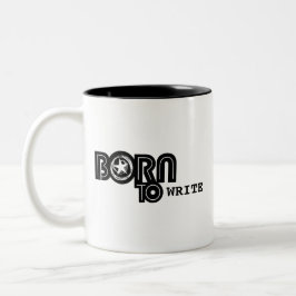 Born to Write - mug ツートーンマグカップ