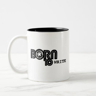 Born to Write - mug ツートーンマグカップ