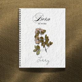 Born to Write | Poetcore Name Design ノートブック
