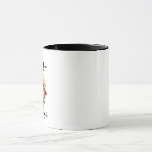 Born Wise Still Winging It - Owl Coffee Mug マグカップ (中央)