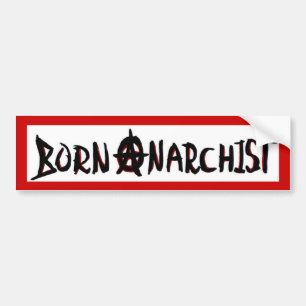 bornanarchist バンパーステッカー