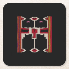 Borneo Inspired Coaster スクエアペーパーコースター