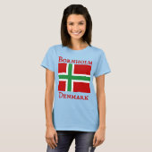 Bornholm, Denmark (Danmark) Tシャツ (正面フル)