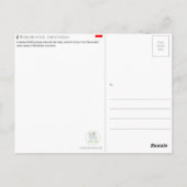 Borobudur, Indonesia Travel Postcard ポストカード (裏面)