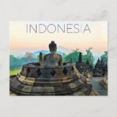 Borobudur, Indonesia Travel Postcard ポストカード (正面)