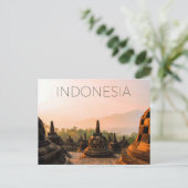 Borobudur, Indonesia Travel Postcard ポストカード (スタンド正面)