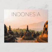 Borobudur, Indonesia Travel Postcard ポストカード (正面)
