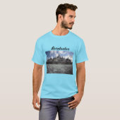 Borobudur Temple, Magelang，中央ジャワ，インドネシア Tシャツ (正面フル)
