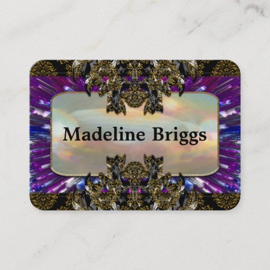 Borpuff 2.5インチエレガントプロフェッショナル 名刺 (正面)