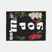 Borsch - Funny Ukraine Food Shirt Ukrainian Vyshyv フリースブランケット (正面(横))