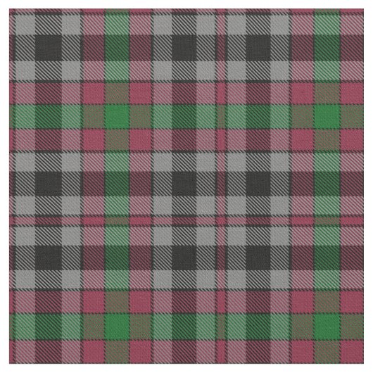 Borthwickの一族のタータンチェック ファブリック (クローズアップ)